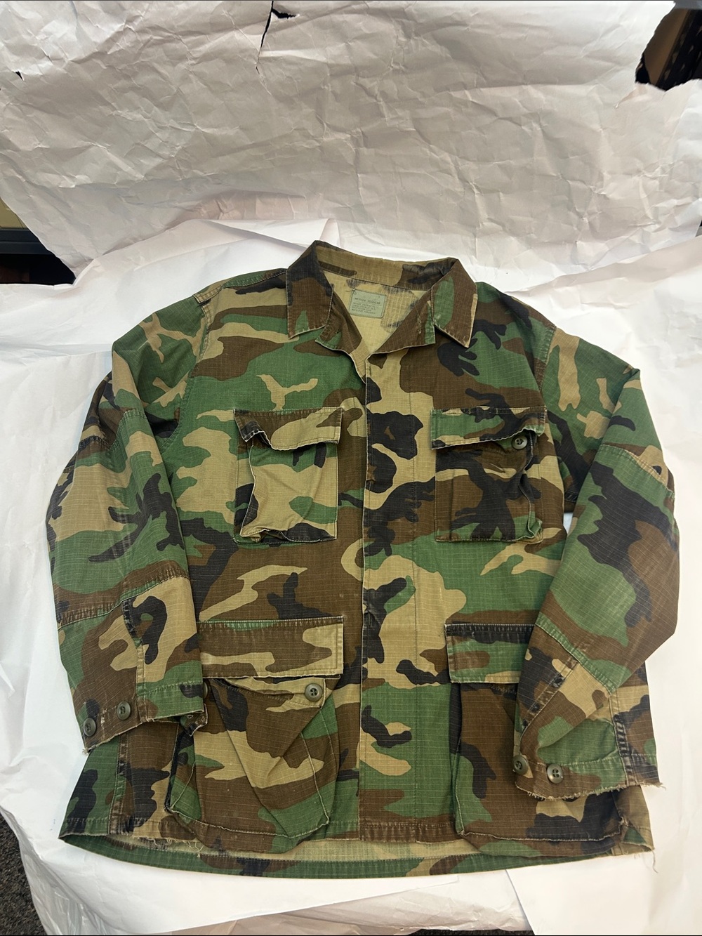 Army-Navy Surplus Camo Field Jacket